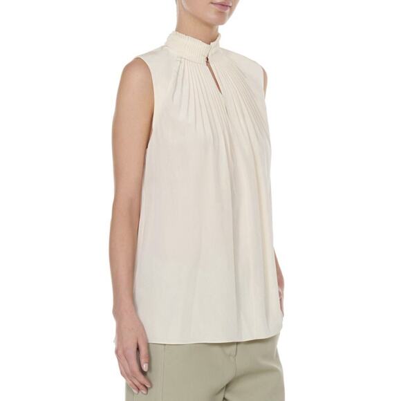 TIBI Arielle Silk Sleeveless Blouse Top Sz 6 NWT - Picture 1 of 7